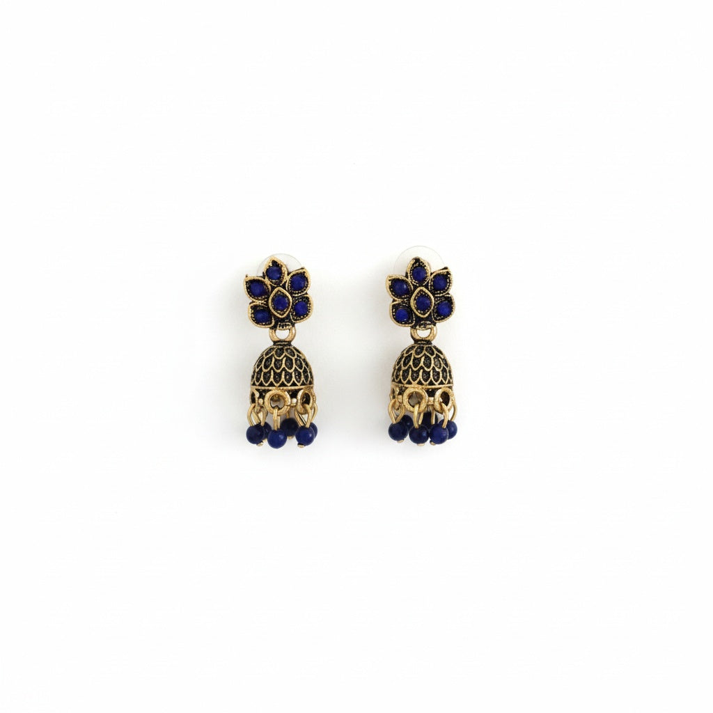 Petite Jumkha Earrings No.4 - old-brai