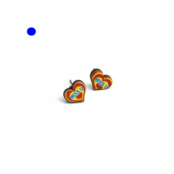 brai-glitz-Tiny Wooden Stud Earrings	geneva-swiss-suisse-schweiz-svizzera
