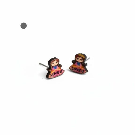 brai-glitz-	Tiny Wooden Stud Earrings	geneva-swiss-suisse-schweiz-svizzera