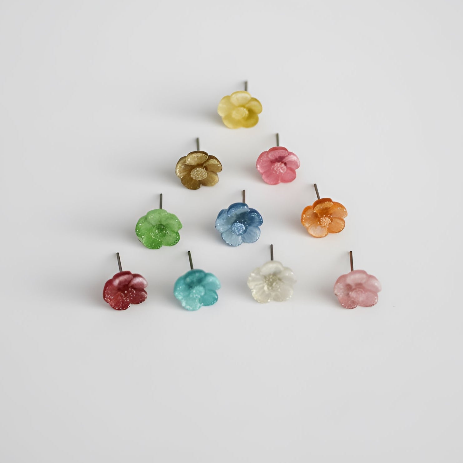 brai-glitz-	Boucles d'oreilles fleurs éclatantes bijoux  femme-Ohrringe mit leuchtenden Blumen-schmuck damen suisse/schweiz/svizzera-montreux-yverdon les bains-vaud