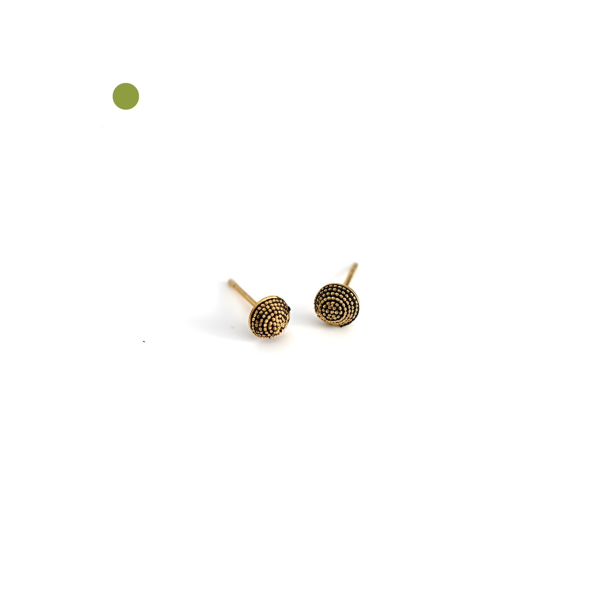 brai-glitz-	Kleine Ohrringe in Antikgold-Optik/schmuck damen schweiz /suisse/svizzera-genf-zürich-basel- bern-luzern					
