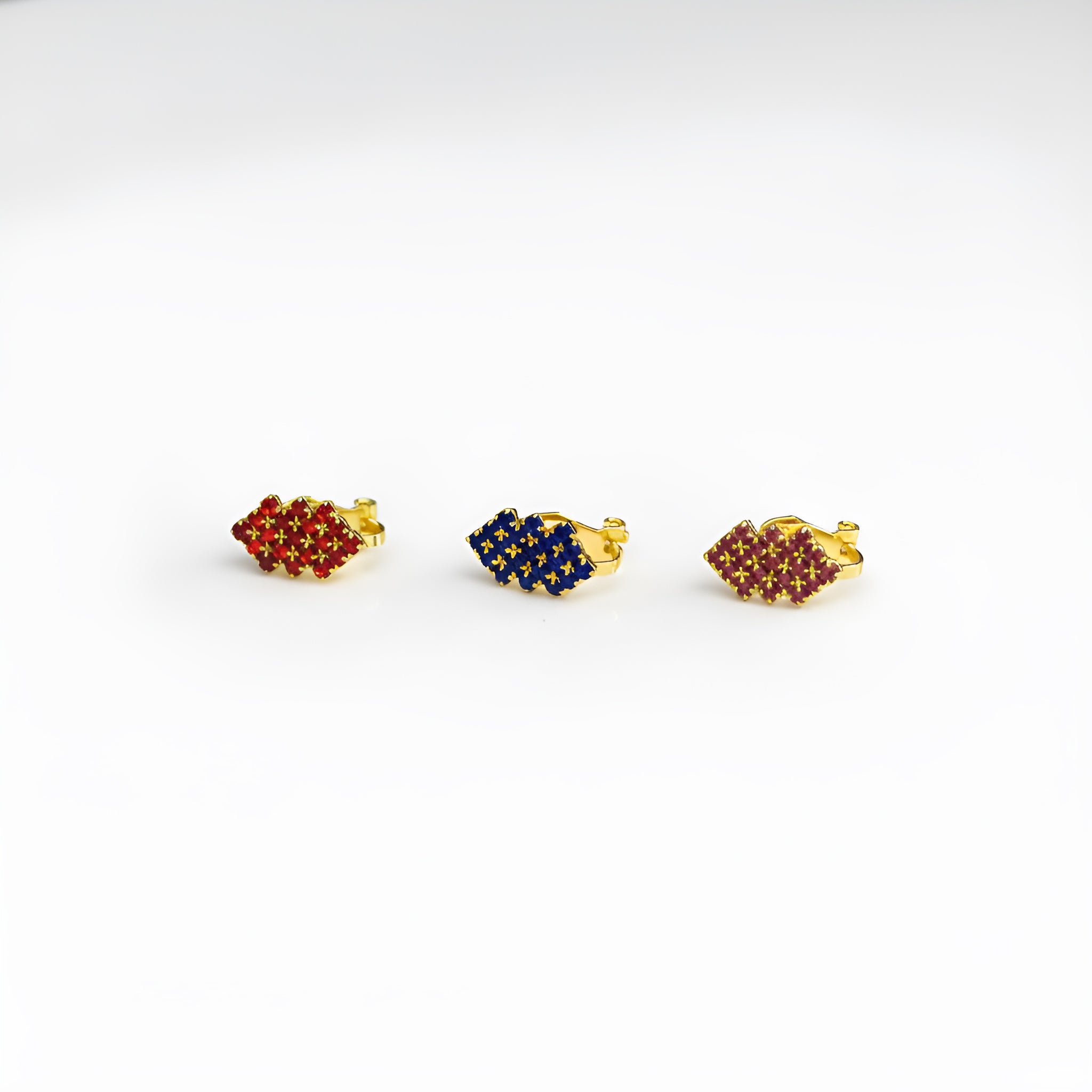 brai-glitz-	Sechseck-Clip-Ohrringe	schmuck damen -bijoux femme  -earrings schweiz/suisse/svizzera- genf-luzern-st. gallen -winterthur-zug						