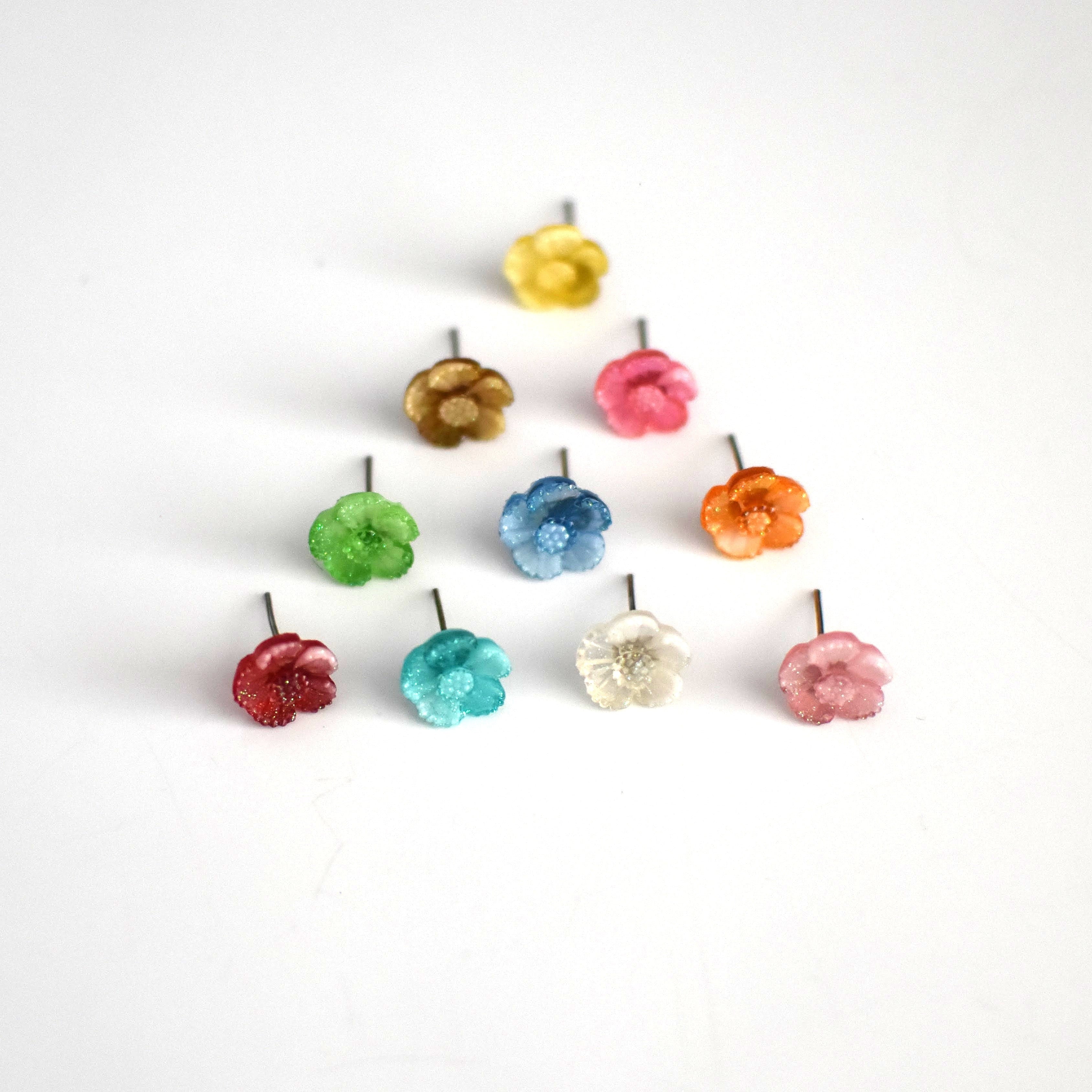 brai-glitz-	Ohrringe mit leuchtenden Blumen	schmuck damen -bijoux femme -earrimngs schweiz/suisse/svizzera- genf-luzern-st. gallen -winterthur-zug						