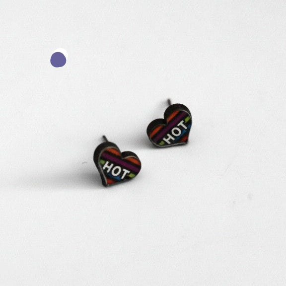 brai-glitz-Petites boucles d'oreilles puces en bois bijoux femme  schmuck damen-suisse /schweiz/svizzera-nyon-sion-la chaux de fonds-delémont