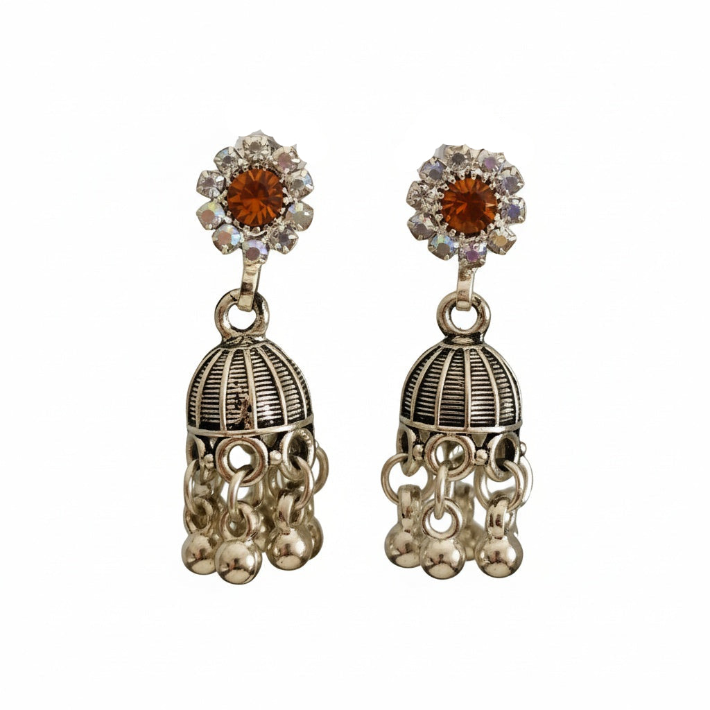 brai-glitz-vyra jumkha with saffron rhinestone .
