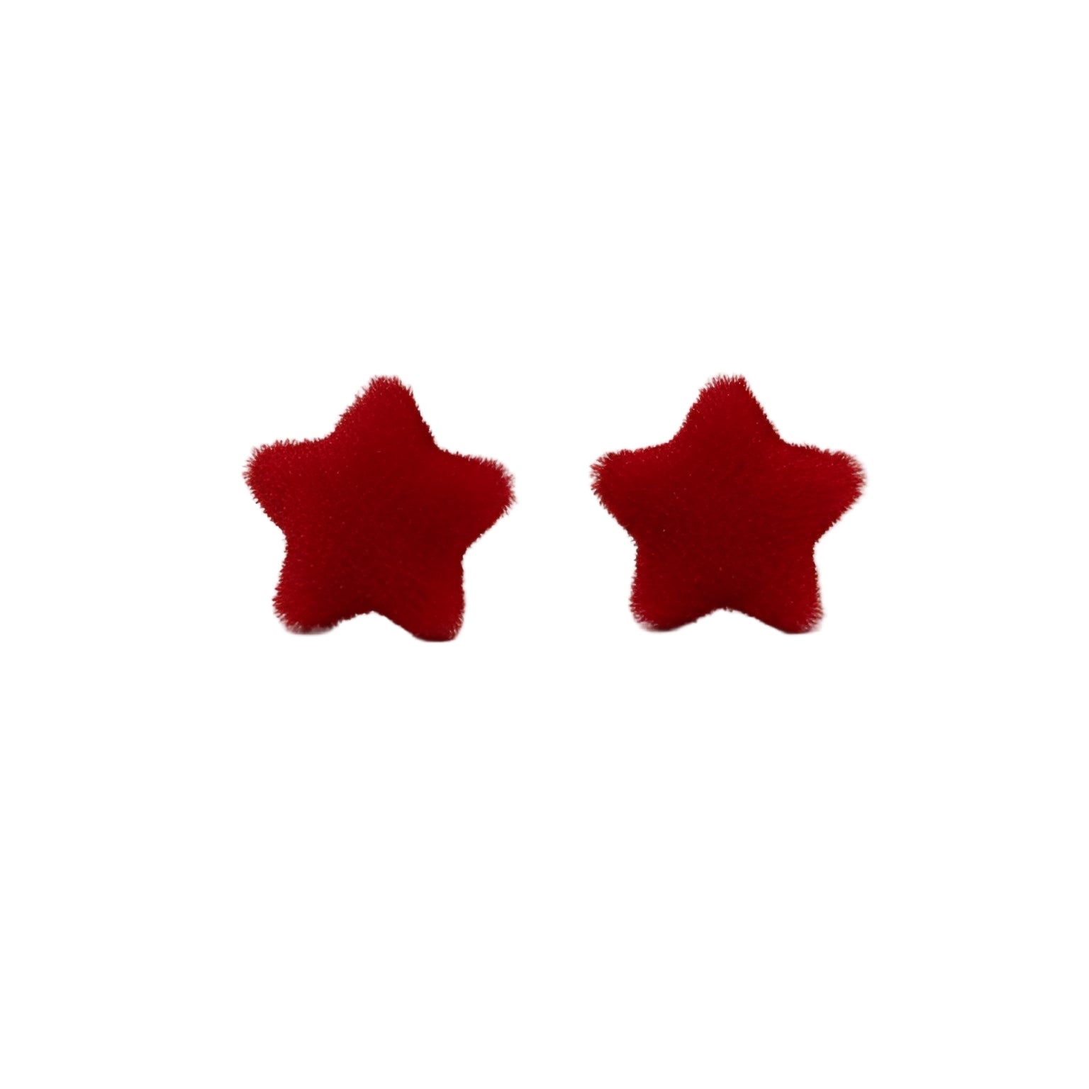 brai-glitz-	Boucles d'oreilles étoile velours	 bijoux  femme suisse/schweiz/svizzera-montreux-yverdon les bains-vaud