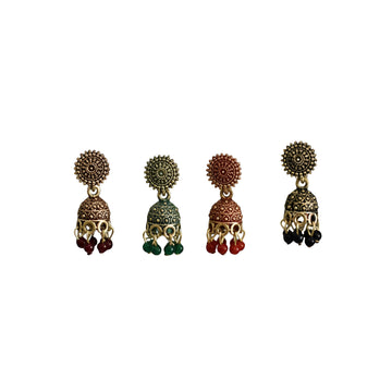 brai-glitz-	Kleine Jumkha-Ohrringe	schmuck damen-bijoux femme-schweiz/suisse/svizzera- genf-zürich-basel- bern				